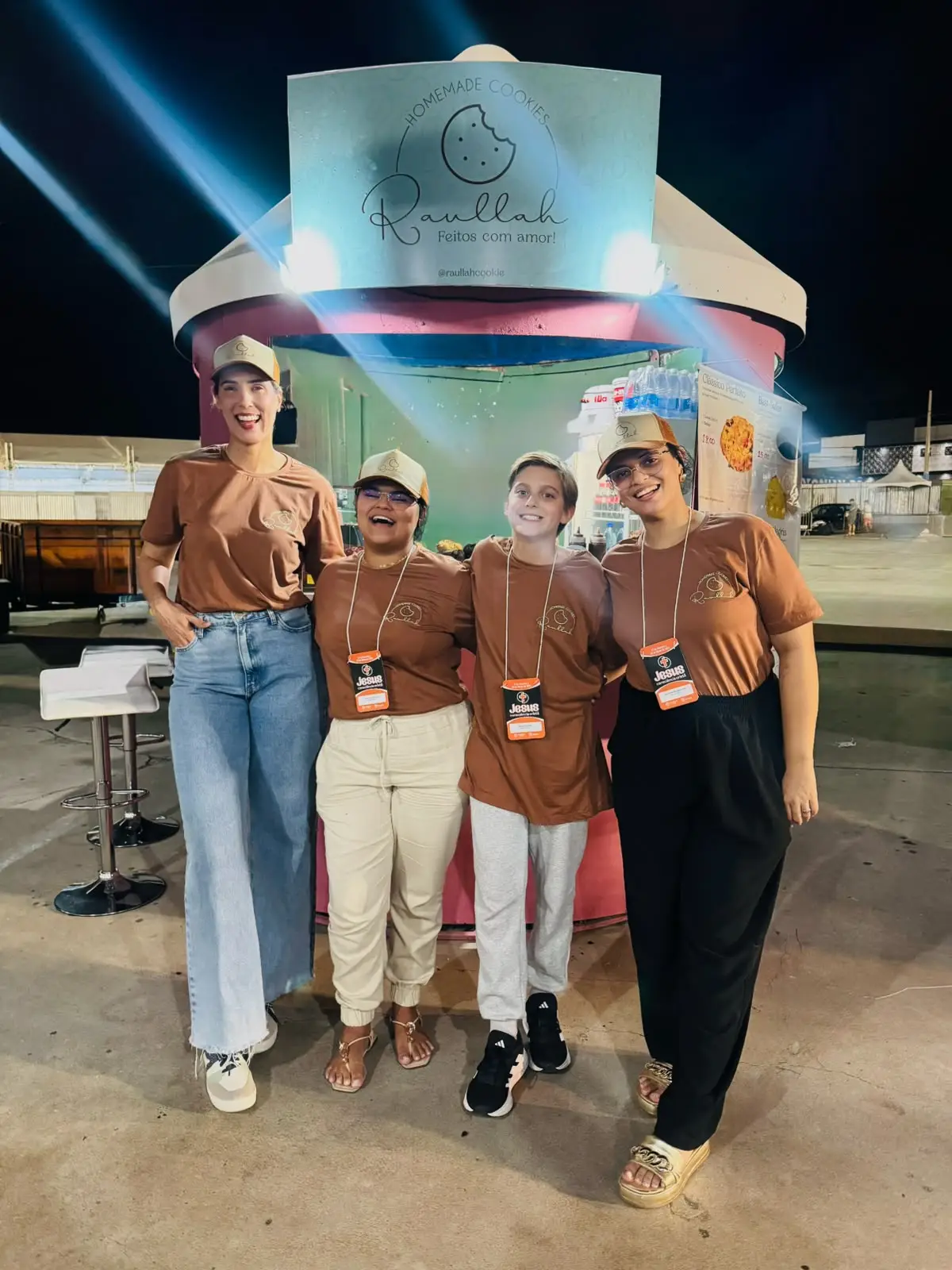Equipe da Raullah Cookies reunida